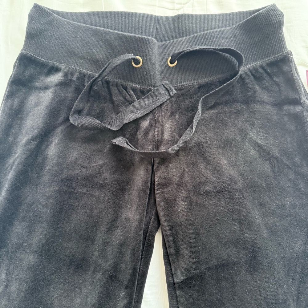 Jenni by Jennifer Moore Black Velour Pants and Jacket set Size small - Picture 5 of 16